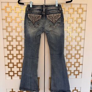 MissMe Girls Bootcut Jeans - Size 10